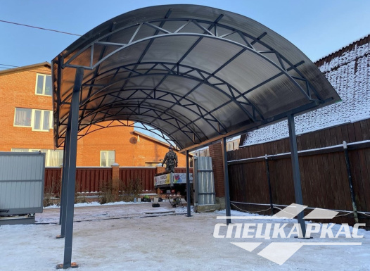Навес для одного автомобиля 6х4 №54 - фото 1497