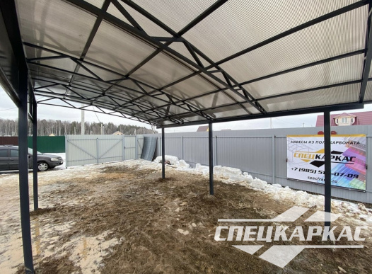 Навес для машины односкатного типа №47 - фото 1427